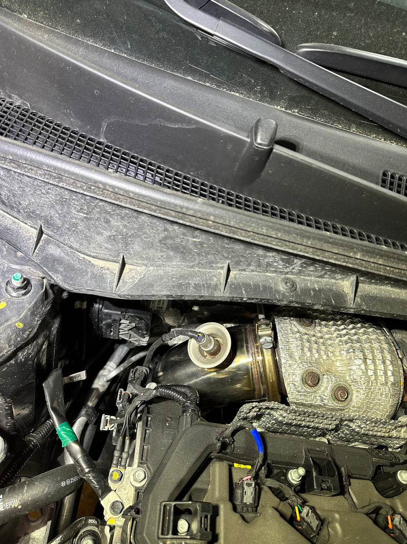 Full One Piece Downpipe Hyundai Santa Fe 2021-2023/ Santa Cruz 2.5 Turbo 2022+ (Converter + Flextube)