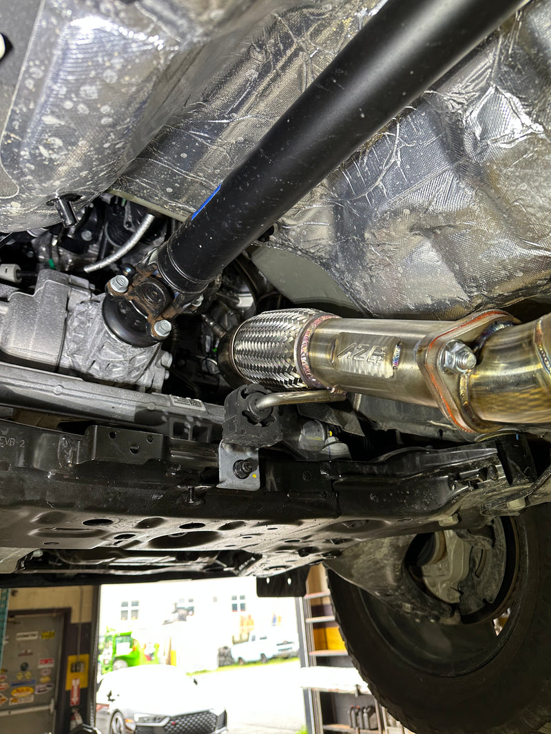 Full One Piece Downpipe Hyundai Santa Fe 2021-2023/ Santa Cruz 2.5 Turbo 2022+ (Converter + Flextube)
