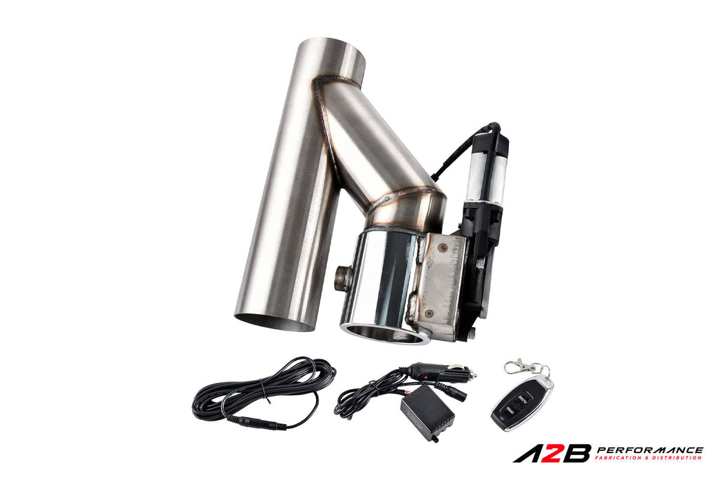 Electric exhaust Cutout Valve Kit | Single 3" DIA
