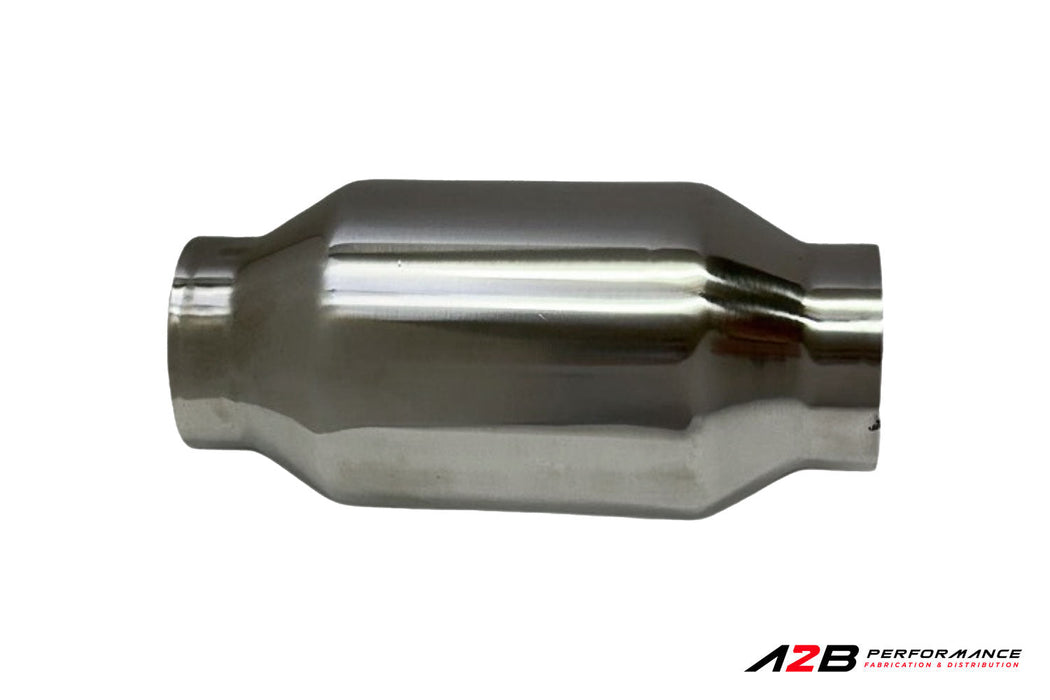 A2B Cat Hi-flow 200 CPSI SS Polished - 3’’