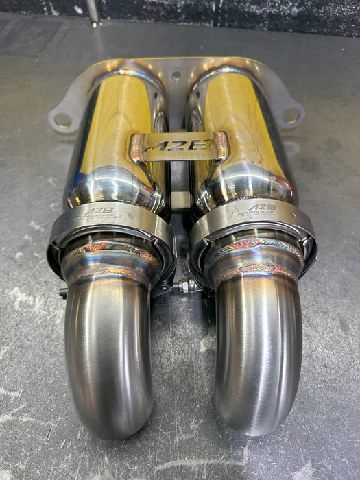 Porsche 991 GT3 / GT3 RS | Bolt On Resonated Turn Down Exhaust Tips
