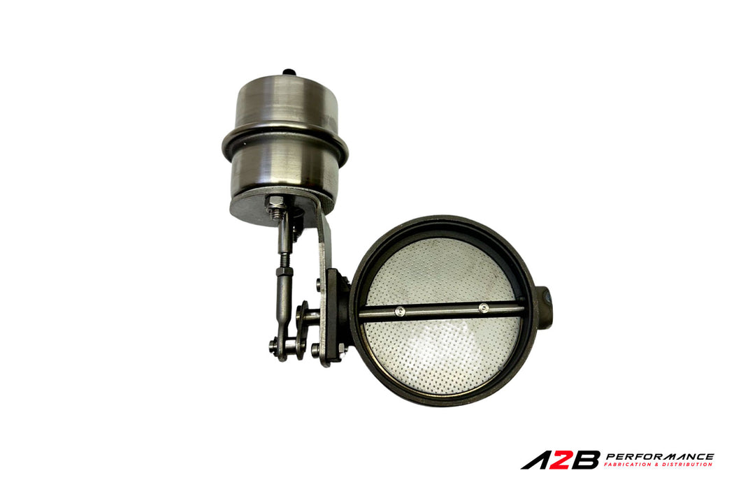 Titanium Exhaust Valve Vacuum Activated Normally Close - 3" dia.