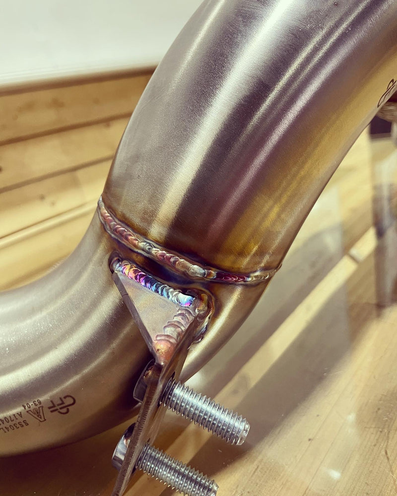 Full One Piece V2 Downpipe Sonata N Line-Kia K5 GT 2024+ (Converter + Flextube)
