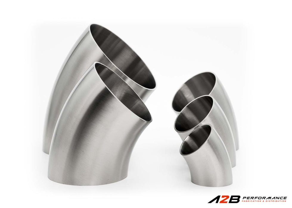Coude 45° - Acier inoxydable | Diamètre : 2.25''