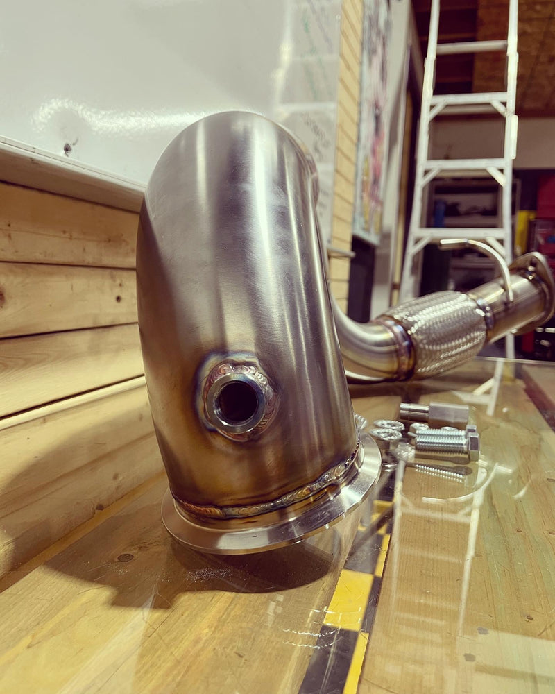 Full One Piece V2 Downpipe Sonata N Line-Kia K5 GT 2024+ (Converter + Flextube)