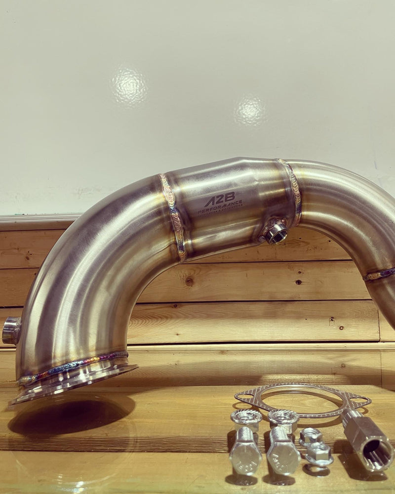 Full One Piece V2 Downpipe Sonata N Line-Kia K5 GT 2024+ (Converter + Flextube)