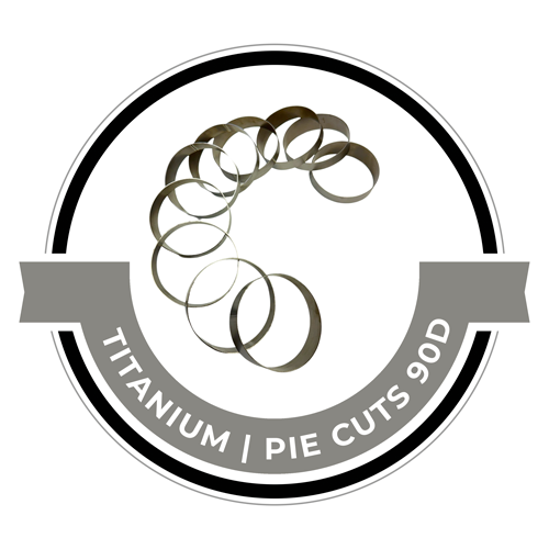 Titanium | Pie cuts