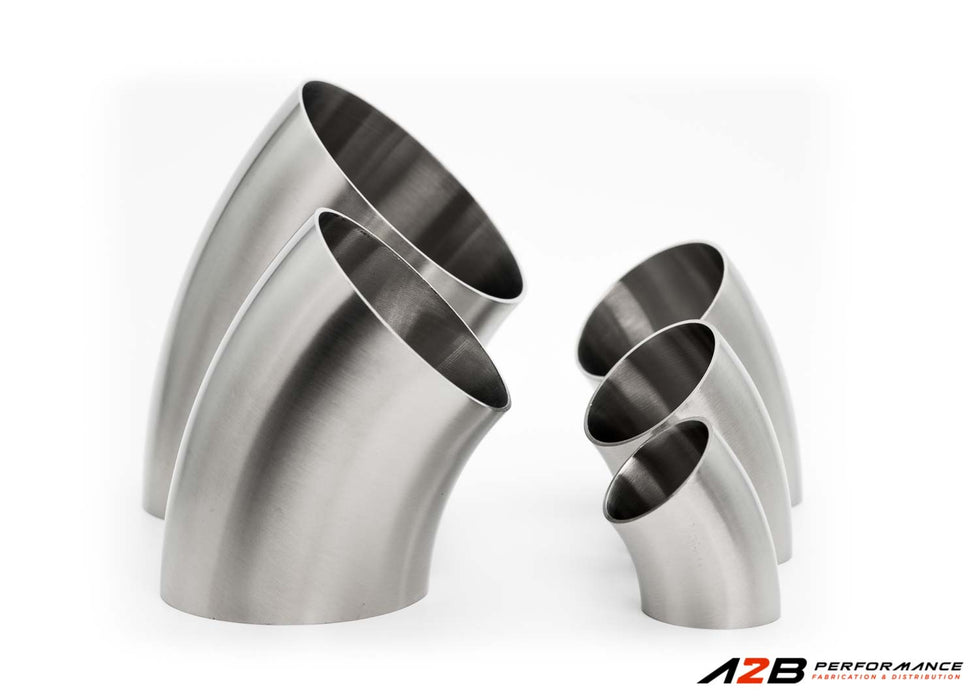 45° Elbow - Stainless Steel | Diameter: 3.5"