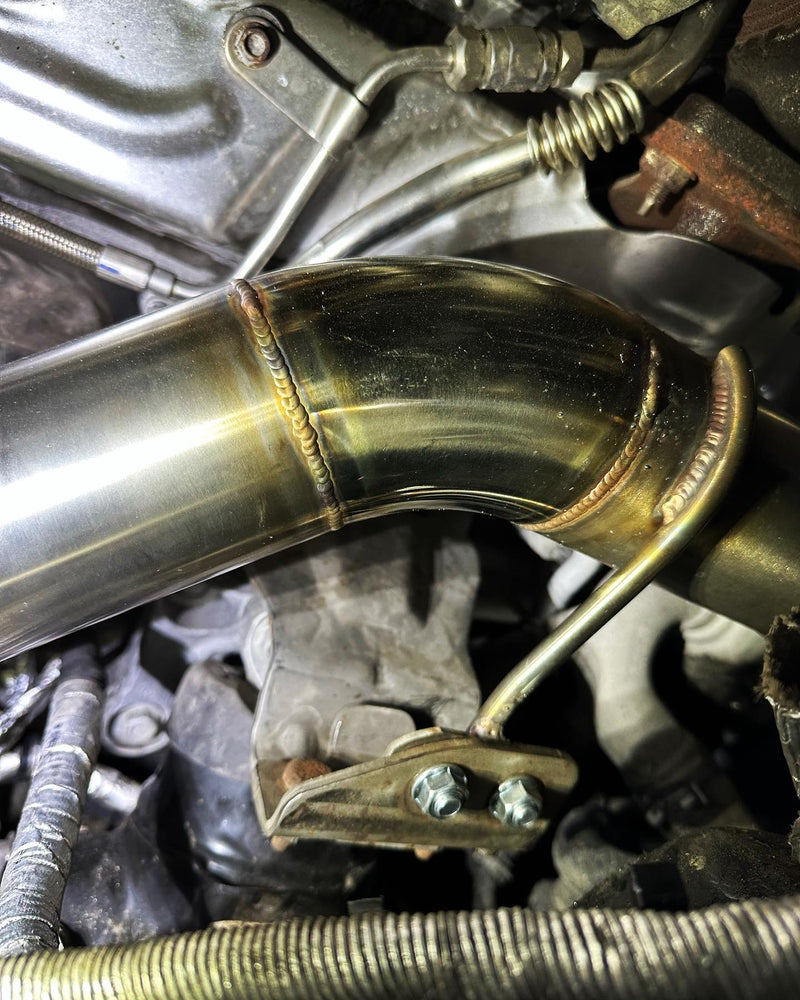 Stainless 304 Downpipe Delete kit 3''or 3.5'' GM Sierra - Silverado | Duramax LM2 3.0L Diesel 2020-2022