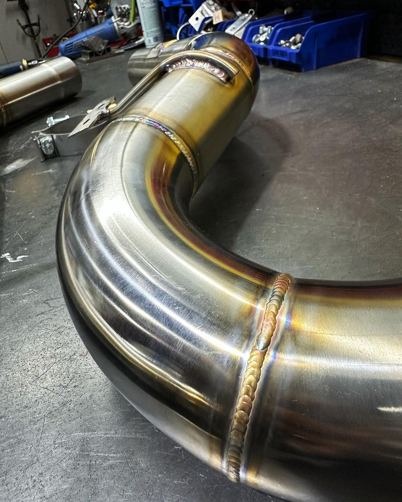 Stainless 304 Downpipe Delete kit 3''or 3.5'' GM Sierra - Silverado | Duramax LM2 3.0L Diesel 2020-2022