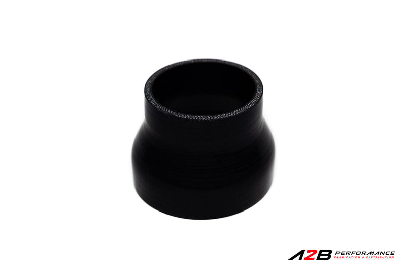 Silicone hose Coupler Black reinforced Reducer  - 3" @ 4"
