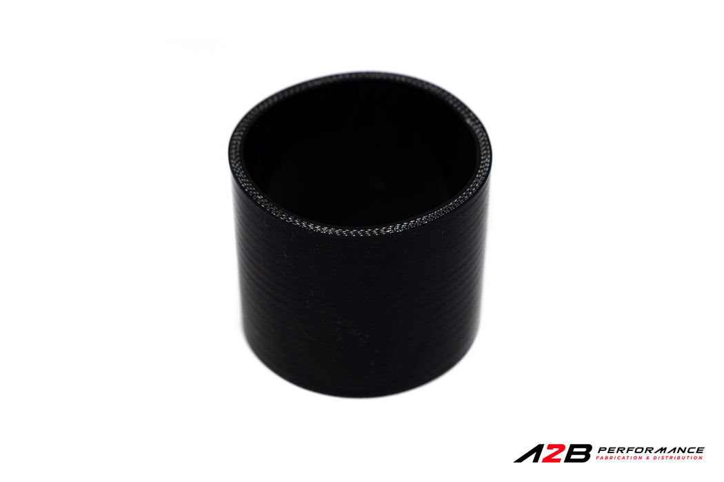 Silicone hose Coupler Black reinforced Straight - 2"