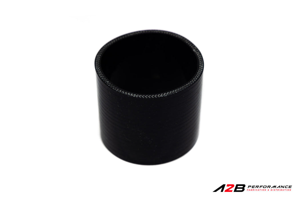 Silicone hose Coupler Black reinforced Straight - 3"