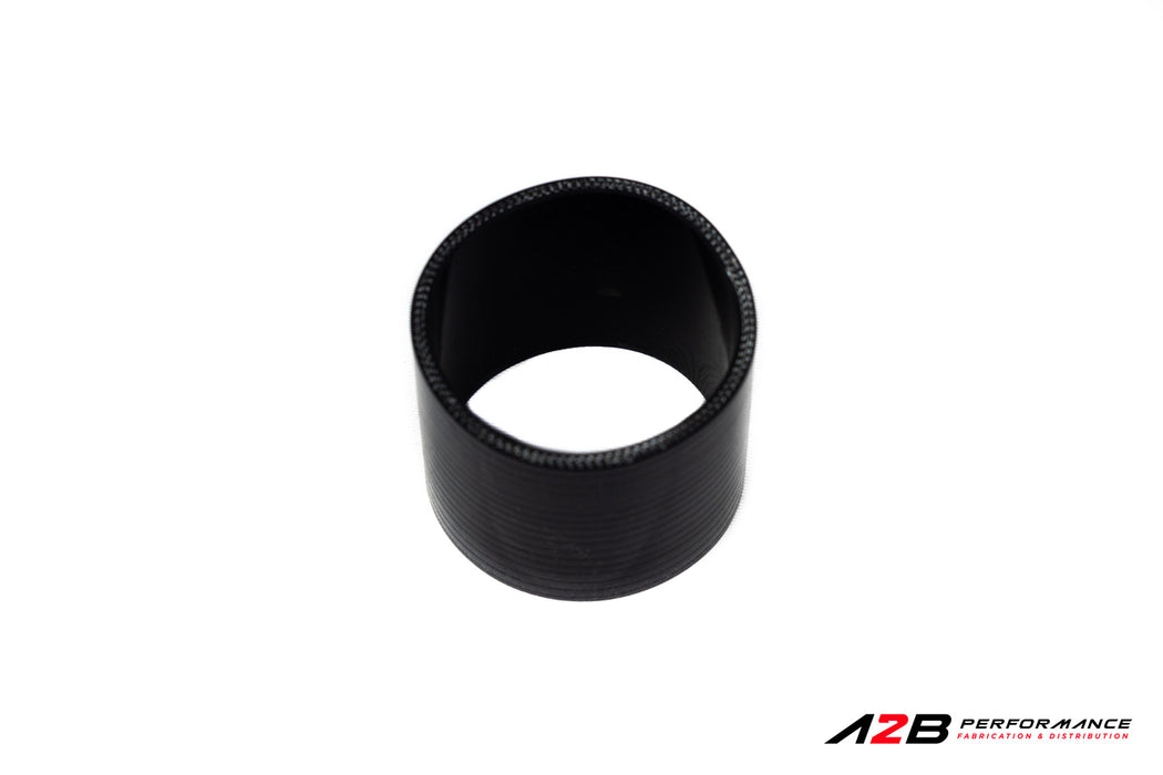 Silicone hose Coupler Black reinforced Straight - 2"