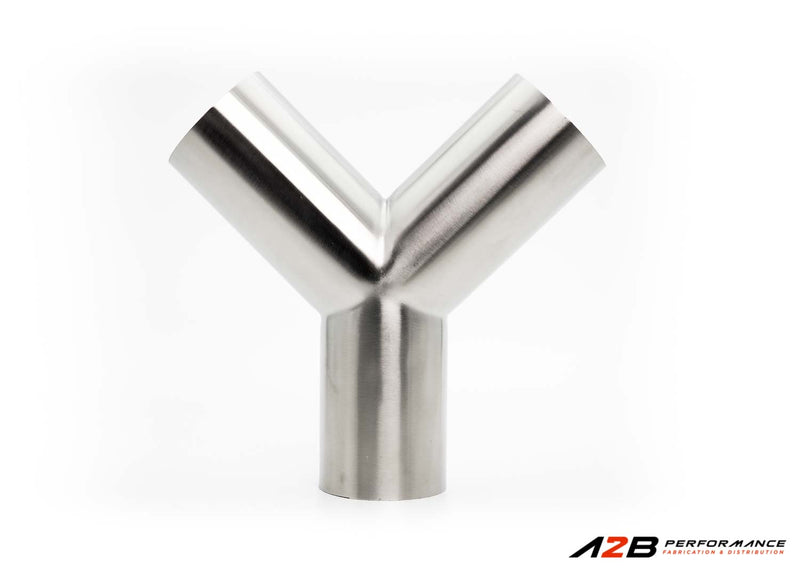 Y-Pipe (Vrai) 2.5" SS 304 Sanitaire