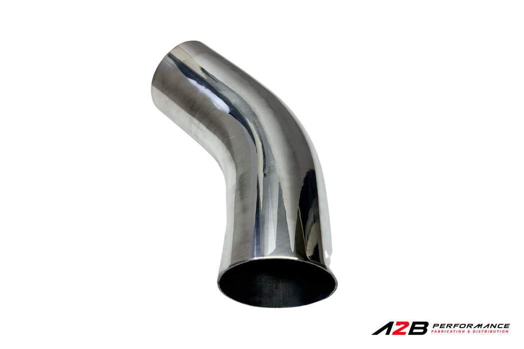 45D Aluminum Bends Polished finish |  Dia. : 3"