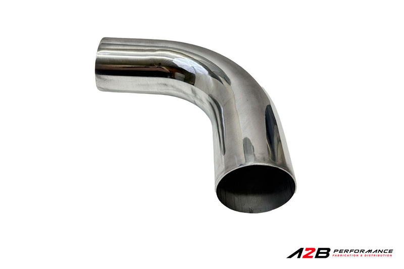 90D Aluminum Bends Polished finish |  Dia. : 2.5"