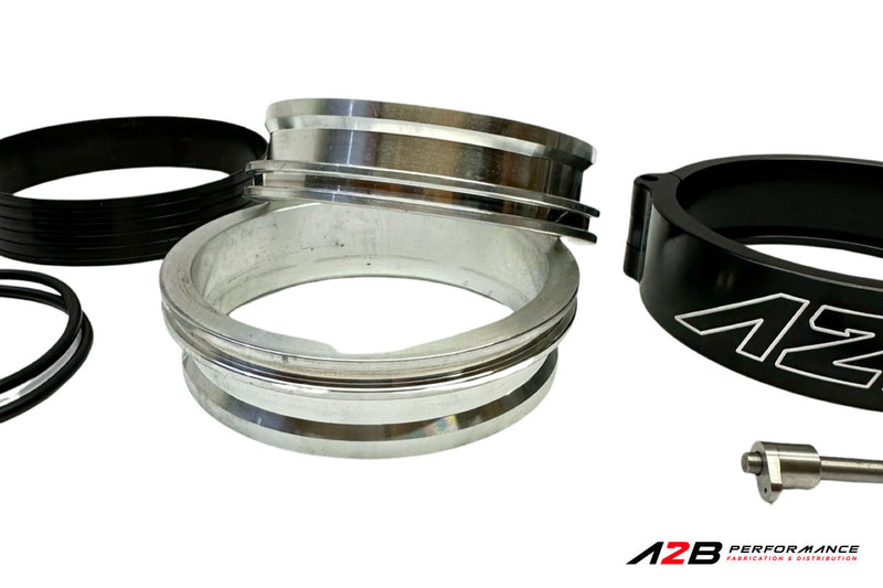 Aluminum HD Clamp Assembly with Black Clamps | Dia. : 2.5"