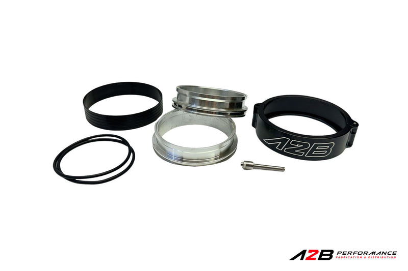 Aluminum HD Clamp Assembly with Black Clamps | Dia. : 3"