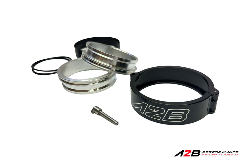 Aluminum HD Clamp Assembly with Black Clamps | Dia. : 4"