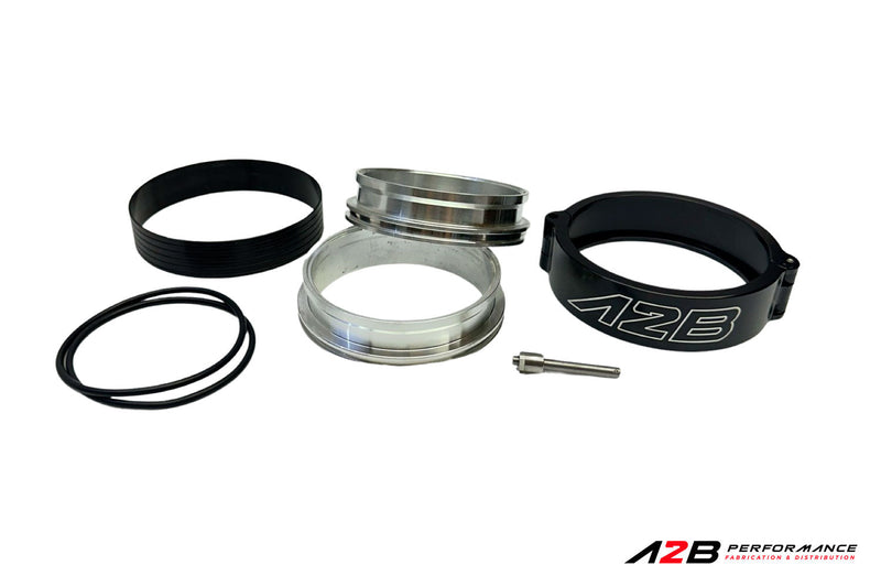 Aluminum HD Clamp Assembly with Black Clamps | Dia. : 3"