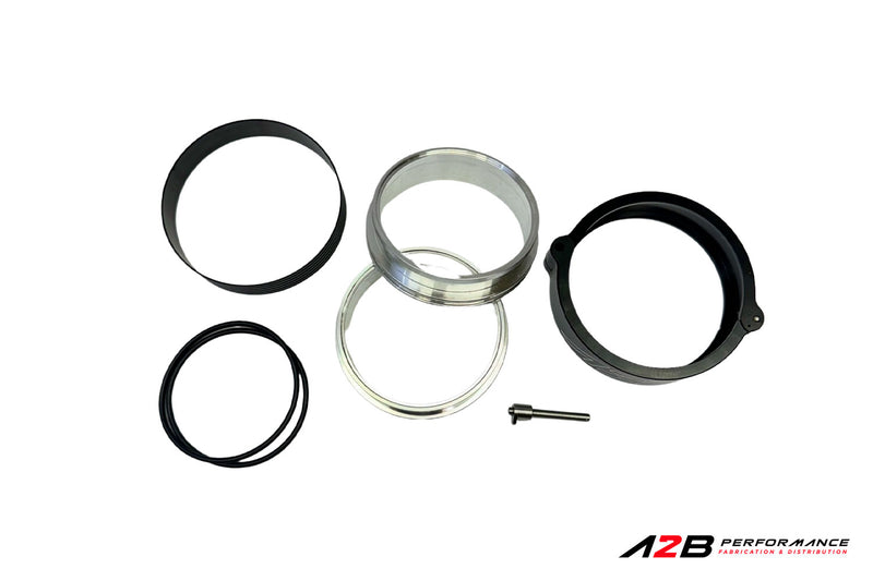 Aluminum HD Clamp Assembly with Black Clamps | Dia. : 2.5"