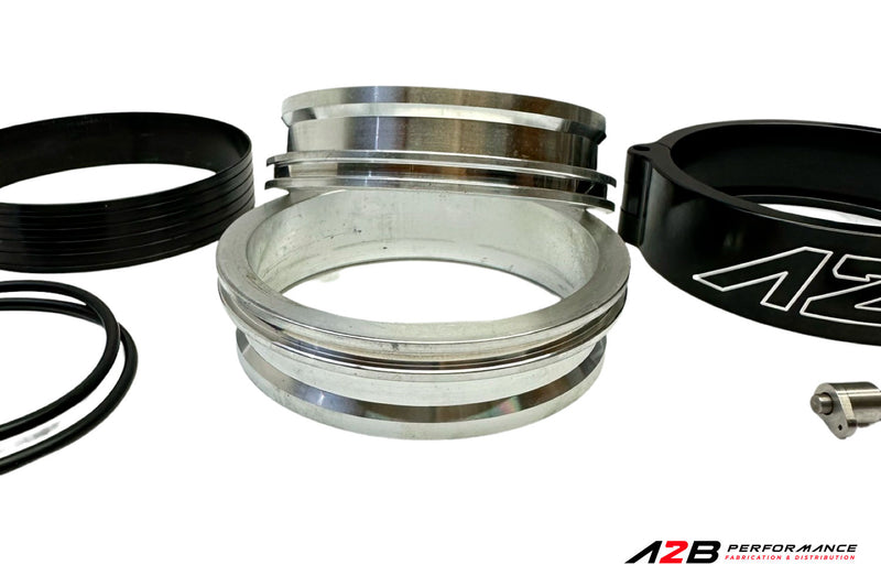 Aluminum HD Clamp Assembly with Black Clamps | Dia. : 2.5"