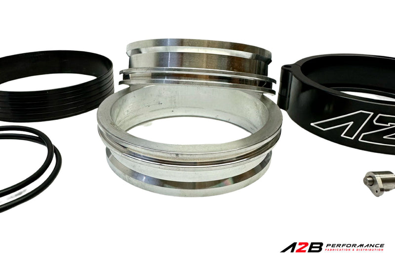 Aluminum HD Clamp Assembly with Black Clamps | Dia. : 3"