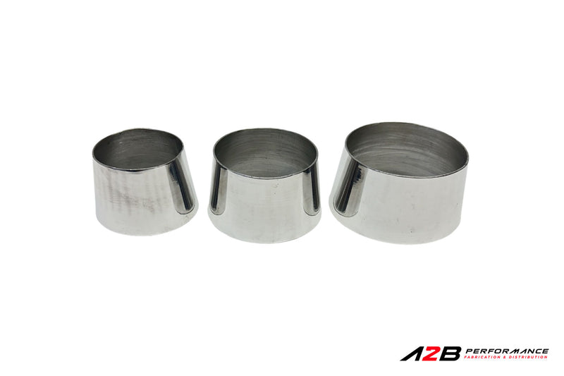 Aluminum Reducer Polished Finish |  Dia. : 2.5" @ 2"