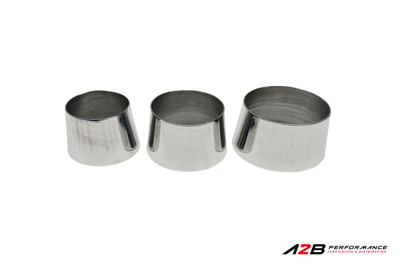 Aluminum Reducer Polished Finish |  Dia. : 3" @ 2.5"