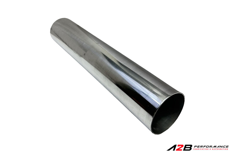 Aluminium Straight Tube Polished finish |  Dia. : 3.5" | Long. : 18"