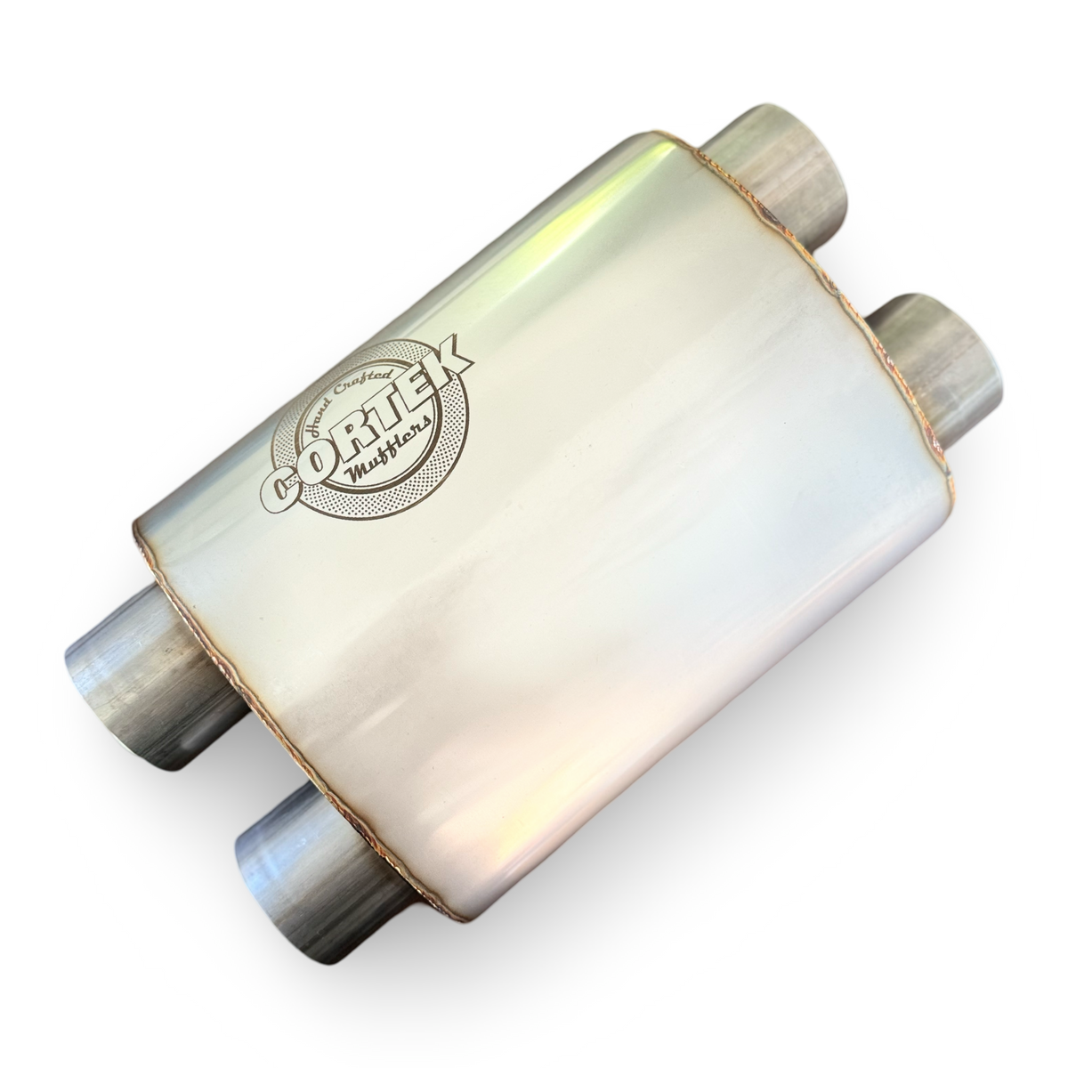 Cortek Muffler/Resonator Serie 58 OVAL (Dual / Dual) — A2B Performance