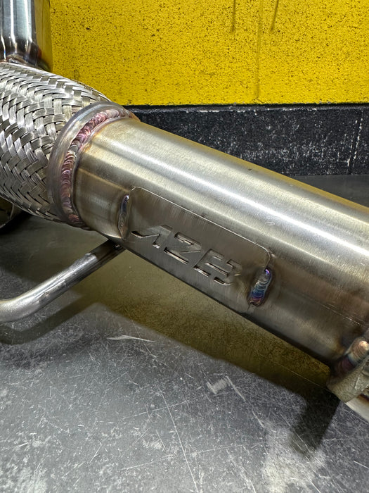 Full One Piece Downpipe Hyundai Santa Fe 2021-2023/ Santa Cruz 2.5 Turbo 2022+ (Converter + Flextube)