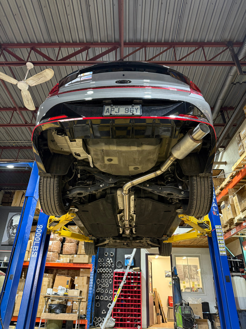 Hyundai Sonata N Line 20-2023 | ''FLAME THROWER'' Stainless 304 SINGLE EXIT Axelback kit