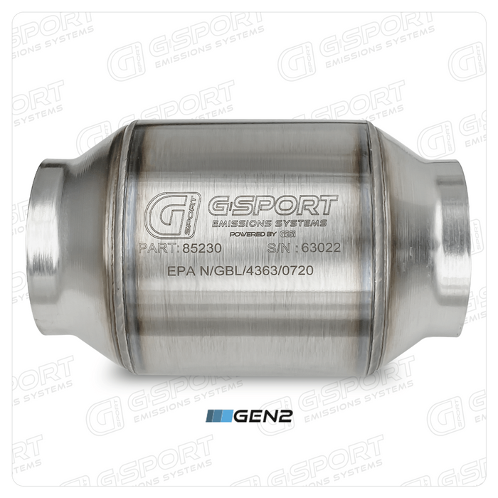 Hi Flow Cat. G-Sport GEN2 EPA CAT UHO 3.0" I/O PN# 85230