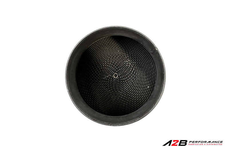 A2B Cat Hi-flow 200 CPSI SS Polished - 3’’