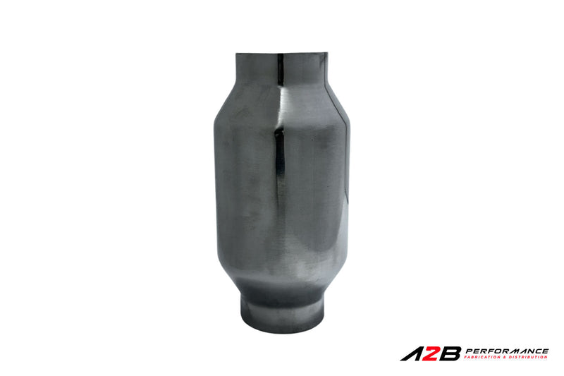 A2B Cat Hi-flow 200 CPSI SS Polished - 3’’