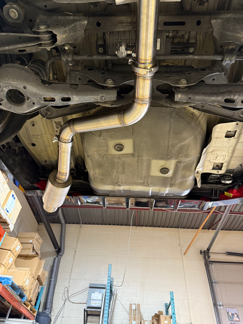 Hyundai Sonata N Line 20-2023 | ''FLAME THROWER'' Stainless 304 SINGLE EXIT Axelback kit