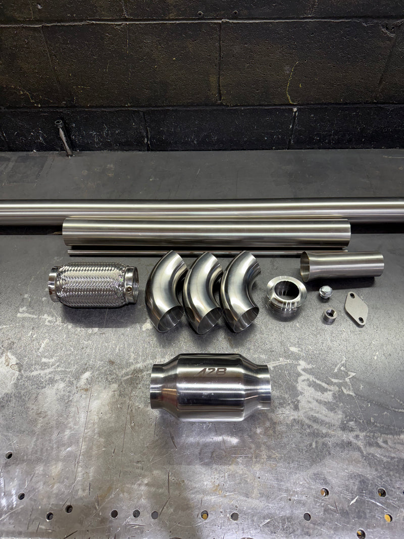 DIY TDI CR140 CBEA CJAA | Downpipe DPF Delete kit 2.5'' SS304