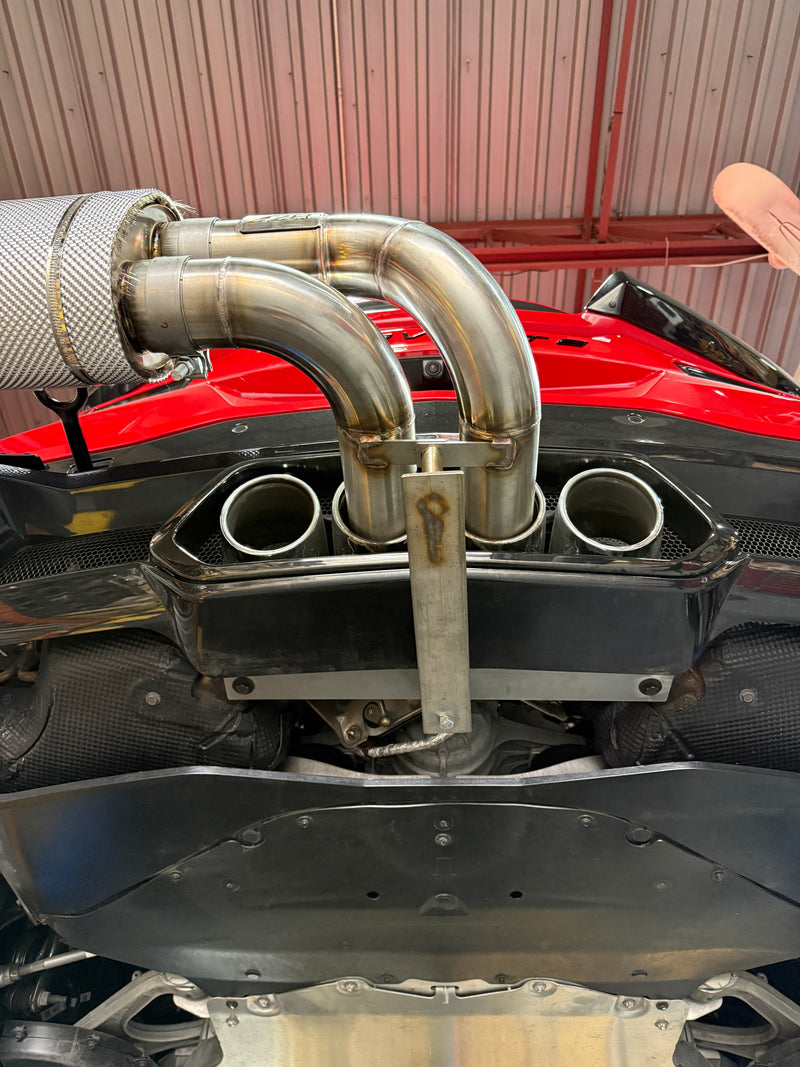 Décibel Killer Chevrolet Corvette C8 Z06 | Bolt On Resonated Turn Down Exhaust Tips