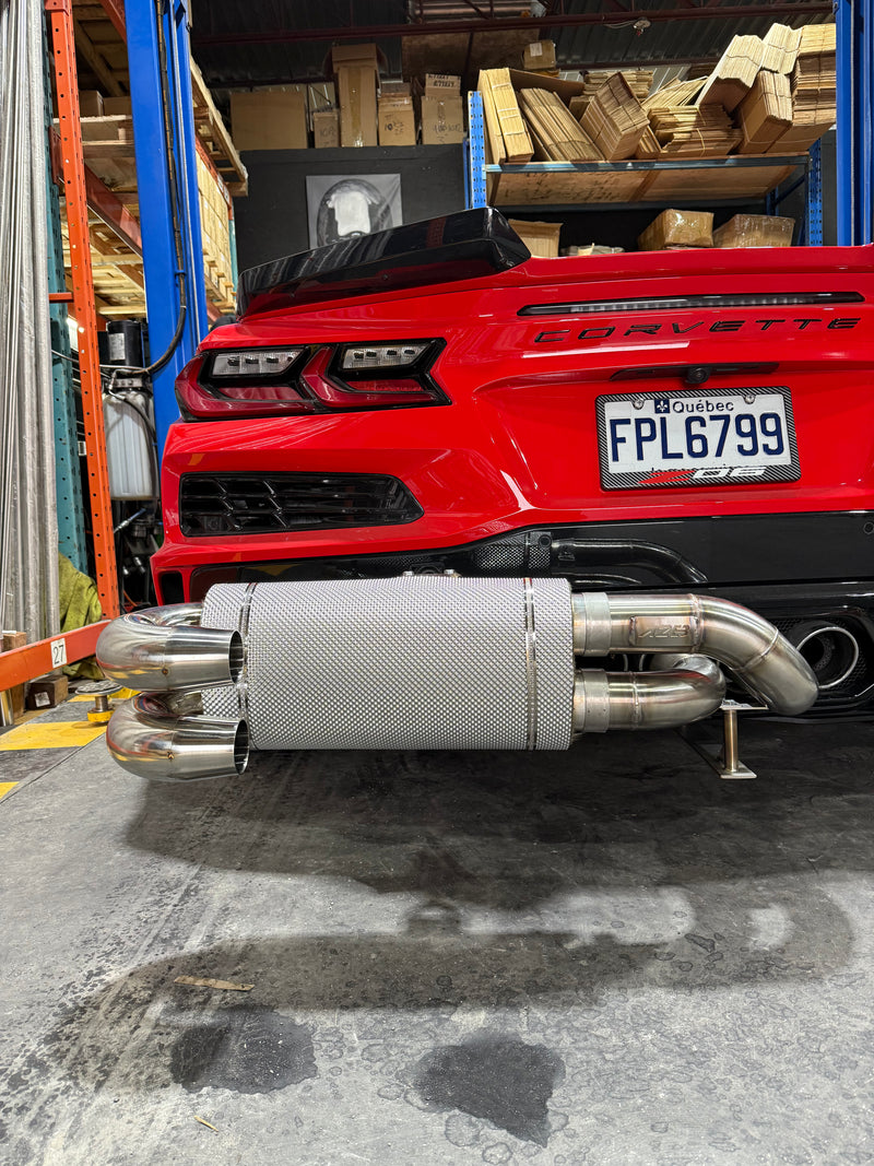 Décibel Killer Chevrolet Corvette C8 Z06 | Bolt On Resonated Turn Down Exhaust Tips