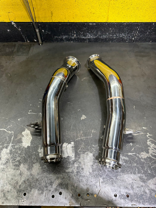 FULL Downpipes Mercedes Benz C43 C400 C450 W205 M276 W213 E43 E400 E450 2015+ 3.0T