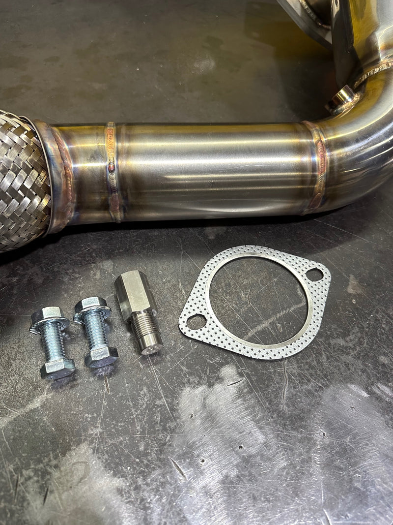 Full One Piece Downpipe Hyundai Santa Fe 2.0T 2016-2019 (Converter + Flextube)