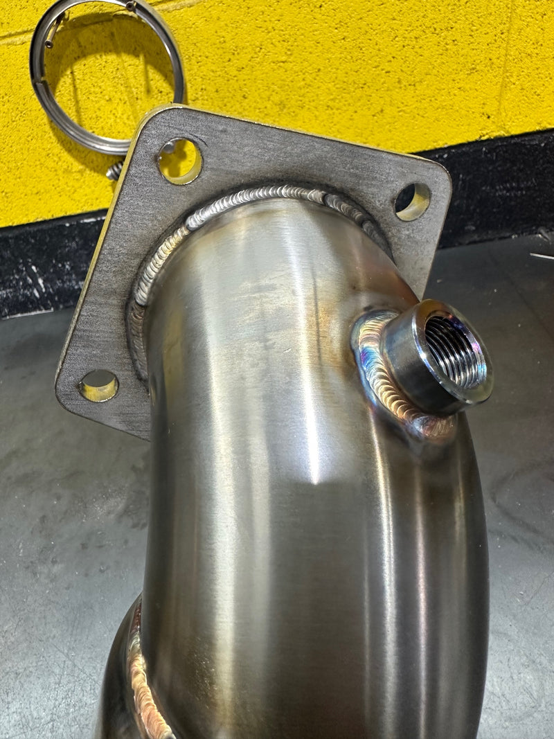 Full One Piece Downpipe Hyundai Santa Fe 2.0T 2016-2019 (Converter + Flextube)