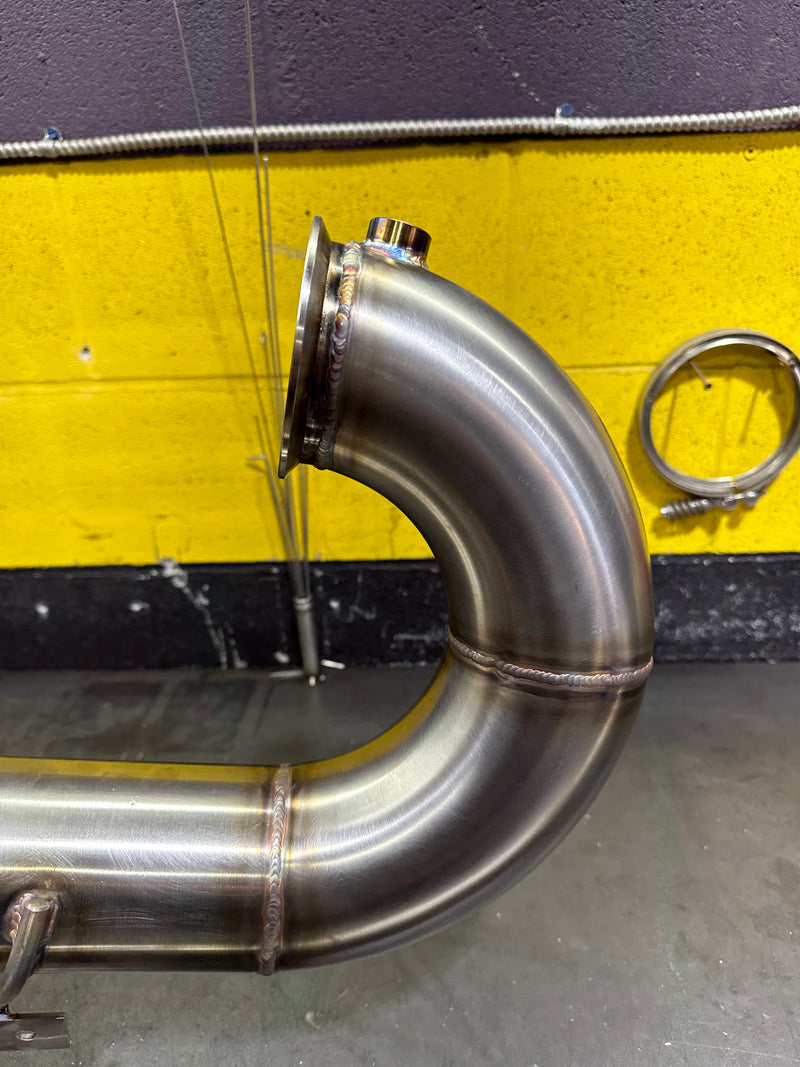 Stainless 304 Downpipe Delete kit 3''or 3.5'' GM Sierra - Silverado | Duramax LM2 3.0L Diesel 2020-2022