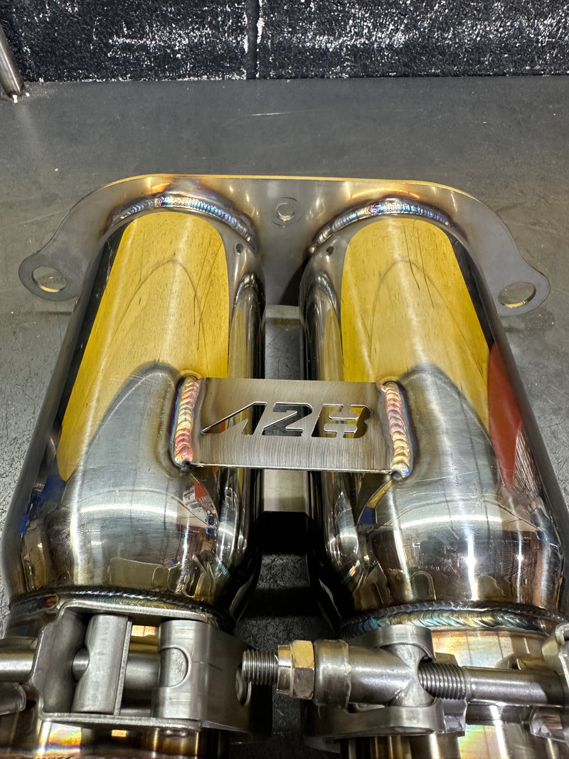 Porsche 991 GT3 / GT3 RS | Bolt On Resonated Turn Down Exhaust Tips