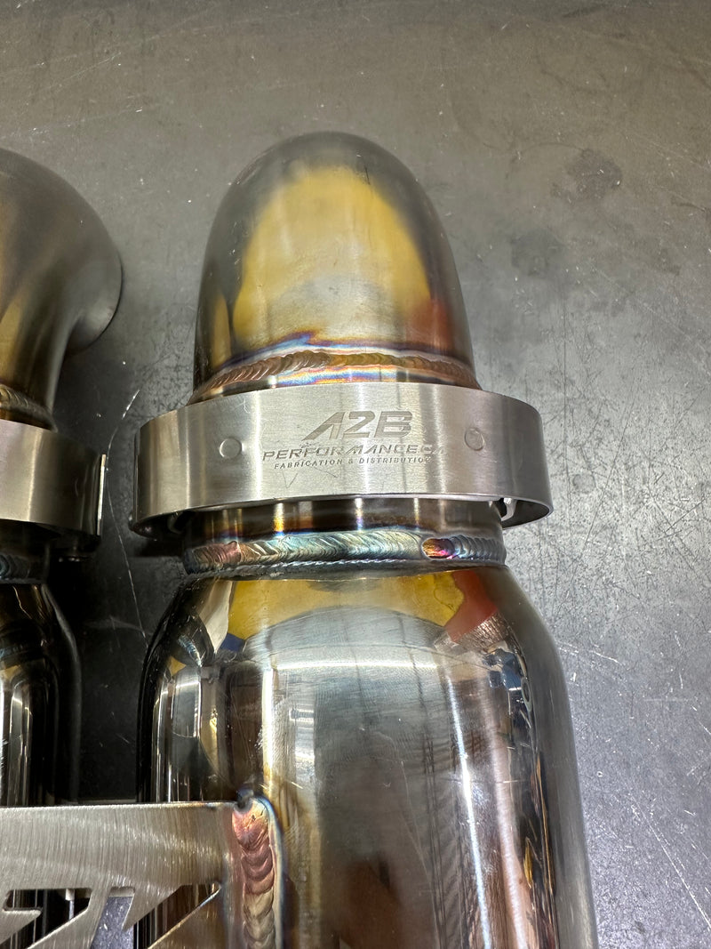 Porsche 991 GT3 / GT3 RS | Bolt On Resonated Turn Down Exhaust Tips