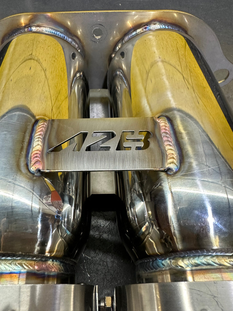 Porsche 991 GT3 / GT3 RS | Bolt On Resonated Turn Down Exhaust Tips