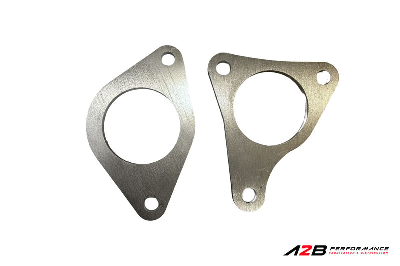 SS304 Exhaust Flange | Infiniti Nissan 3.0TT VR30DDTT Left-Right 2-3 Holes (Sold As Pair)