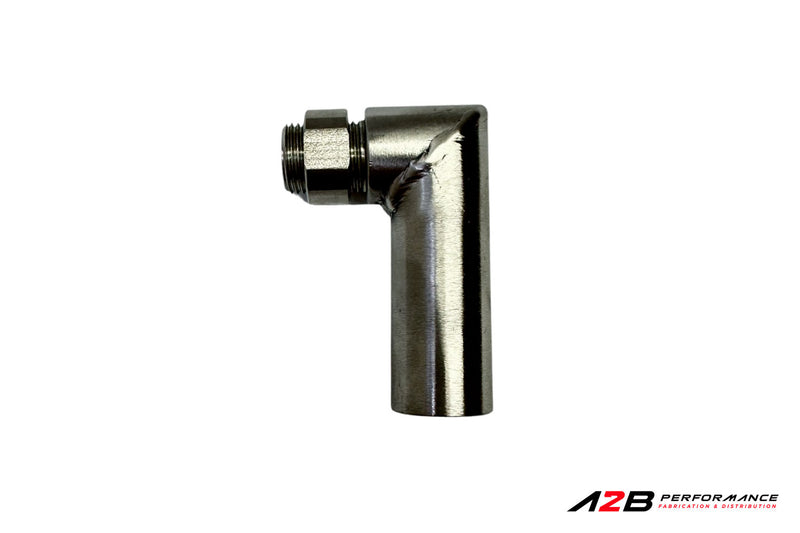 O2 Sensor Fooler 90D Thread-on M18 1.5 SS 304